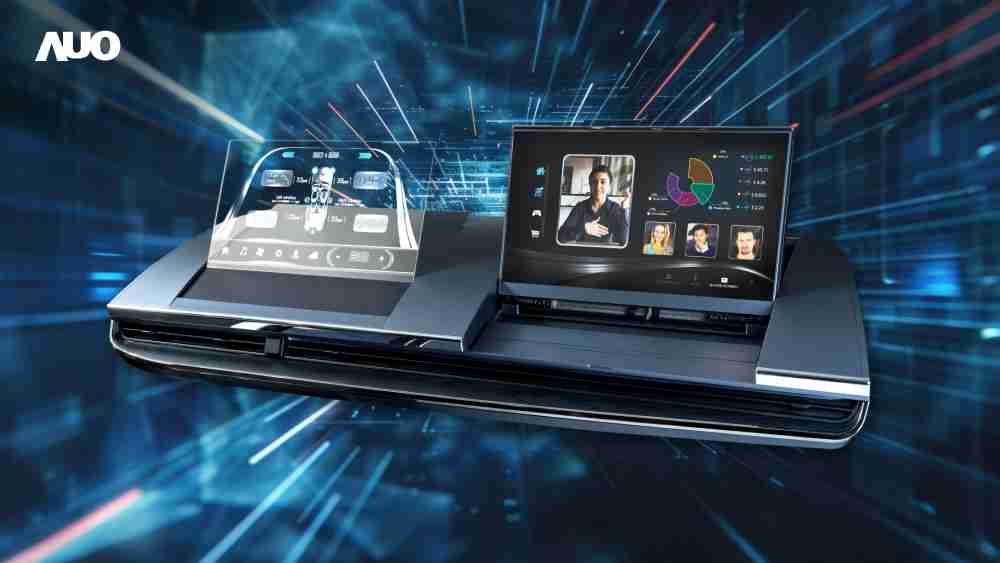 尊龙集团Micro LED Display HMI解决方案打造透明Micro LED前座仪表，，呈现信息并保留驾驶视野开阔；亦为副驾驶座乘客打造收放自如的Micro LED屏幕，，，，在不影响显示质量的前提于显示区内建镜头，，，让用户能与视讯对象直接眼神接触，，提供绝佳的双向沟通体验