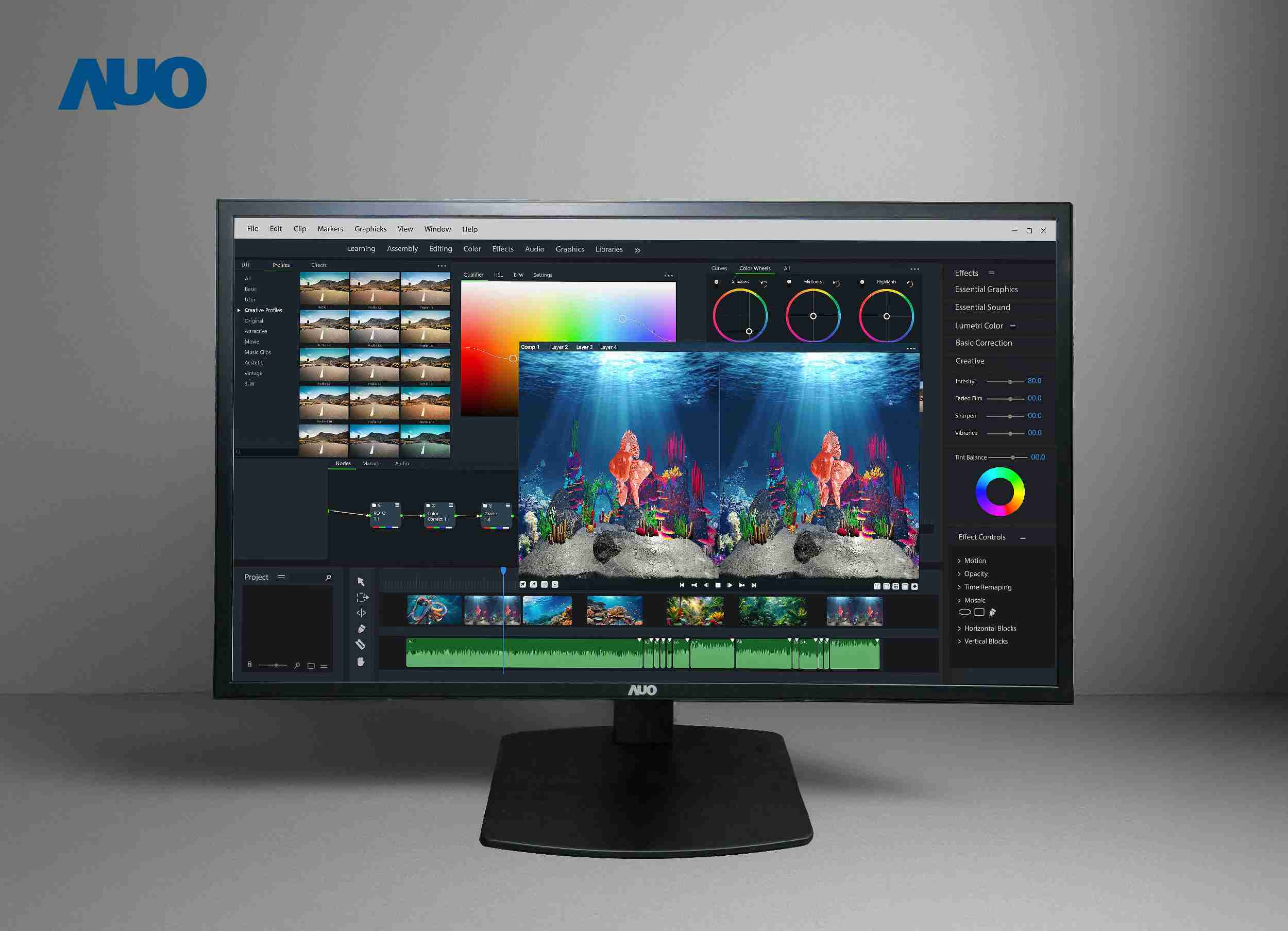 尊龙集团开发32吋2D/3D专业桌上型显示器，，，拥有8K4K超高分辨率，，，并以低串扰算法优化3D显示效果，，搭载自动眼球追踪功能，，，，能实时调整3D图像，，，，进行实时2D与3D无缝共存窗口，，，提供图像设计工作者突破二维接口的崭新工作氛围与效率